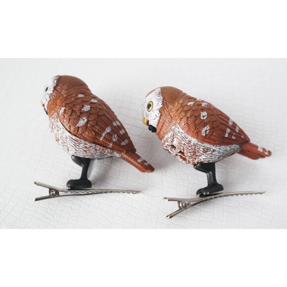 6 Decorative Clip-On Birds With Non-Functional Motion Detectors  Vivid Colors  B - Picture 2 of 7